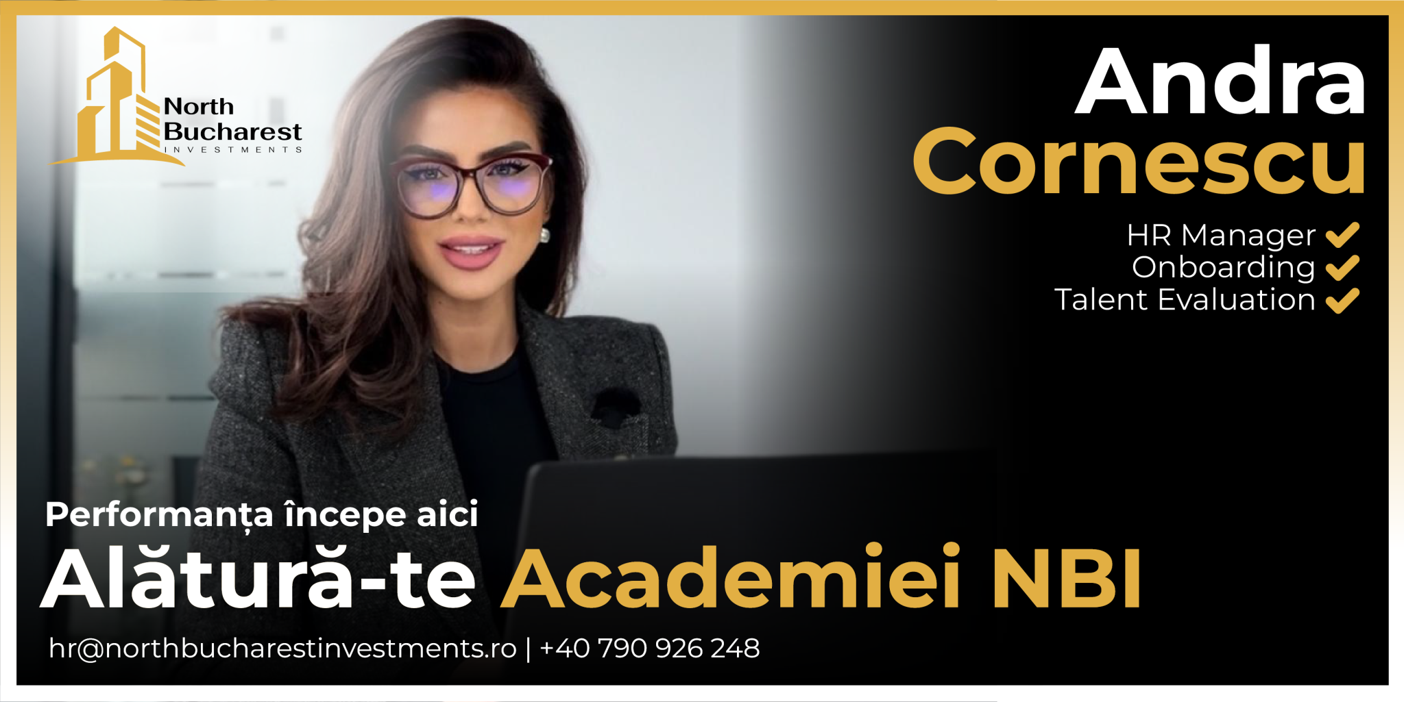 Academia North Bucharest Investments, Andra Cornescu, Vlad Musteata, curs agent imobiliar 2026, certificare consultant imobiliar, training real estate România